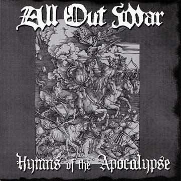 ALL OUT WAR "Hymns Of The Apocalypse" 7" EP (TML) Yellow